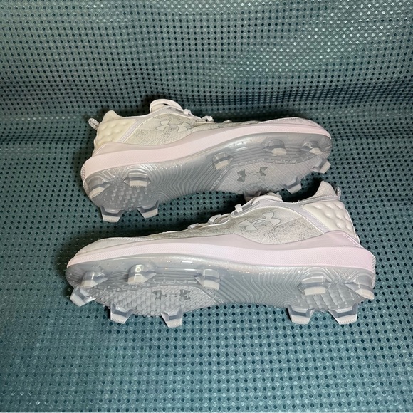 ***NWT****Men’s Under Armour Baseball Cleats-White - Picture 8 of 12